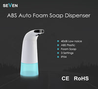 250ml Automatic Soap Dispenser Waterproof Foam Dispenser Sensor Touchless Hand Washer Soap Dispenser Pump